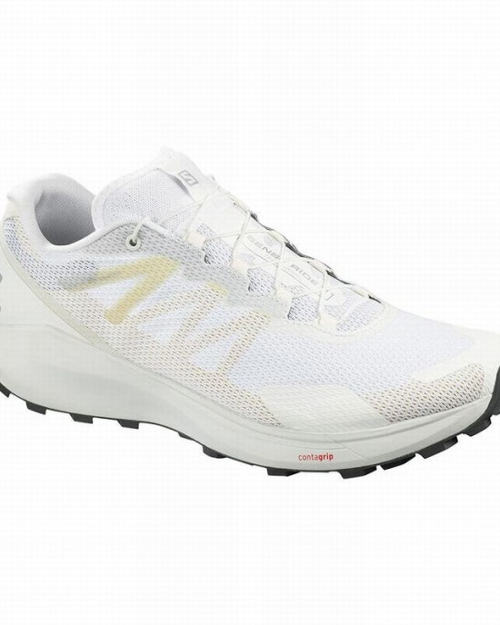 Salomon Sense Ride 3 Trail Running Shoes White Men