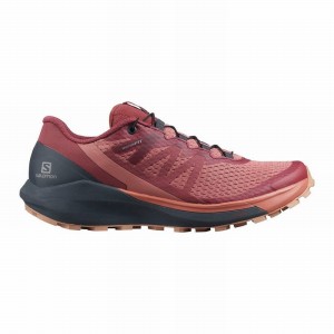 Salomon Sense Ride 4 Running Shoes Dark Red Women