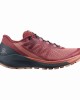 Salomon Sense Ride 4 Running Shoes Dark Red Women