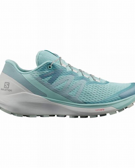 Salomon Sense Ride 4 Trail Running Shoes Turquoise Women