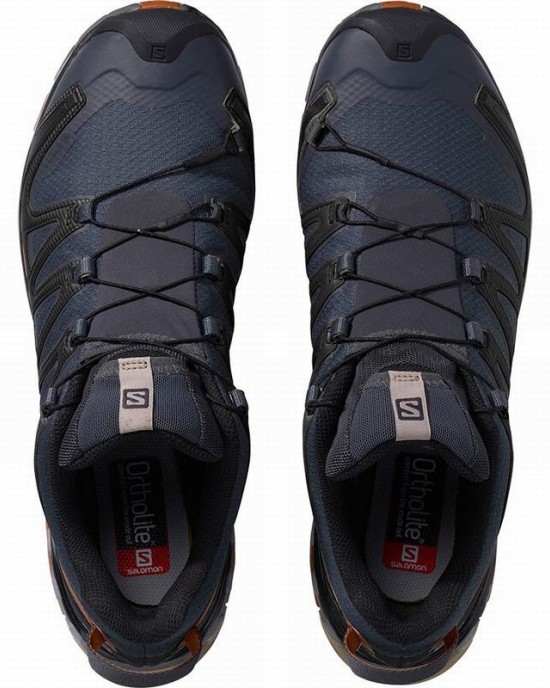 Generator ubehagelig Grav Salomon Xa Pro 3D V8 Gore-Tex Wide Trail Running Shoes Dark Blue/Black Men